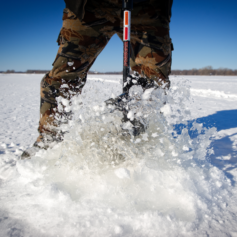 Matériel de pêche sur glace